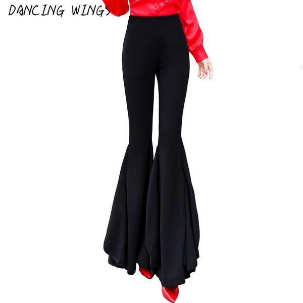 women's pants & capris fashion ol empire wide leg trousers slim ruffles flared formal business summer clothes 6bqb, Black;white
women's pants & capris fashion ol empire wide leg trousers slim ruffles flared formal business summer clothes 6bqb, Black;white