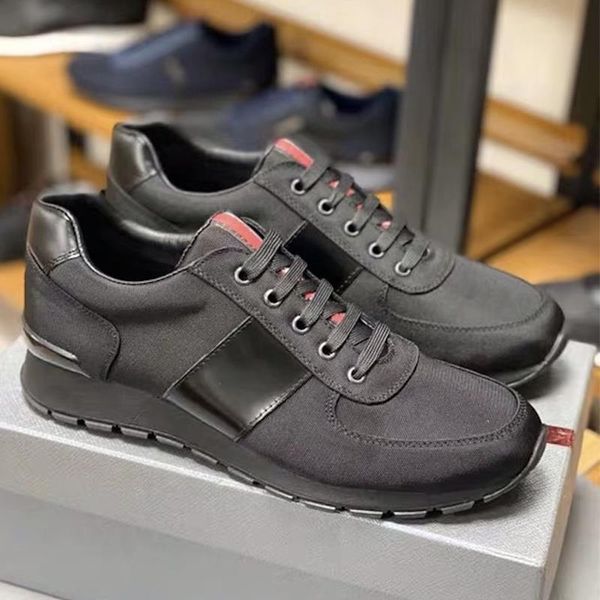 designers running triple match shoes with and leather back trainers classic box race runner sneakers fabric casual inabw, Black
designers running triple match shoes with and leather back trainers classic box race runner sneakers fabric casual inabw, Black