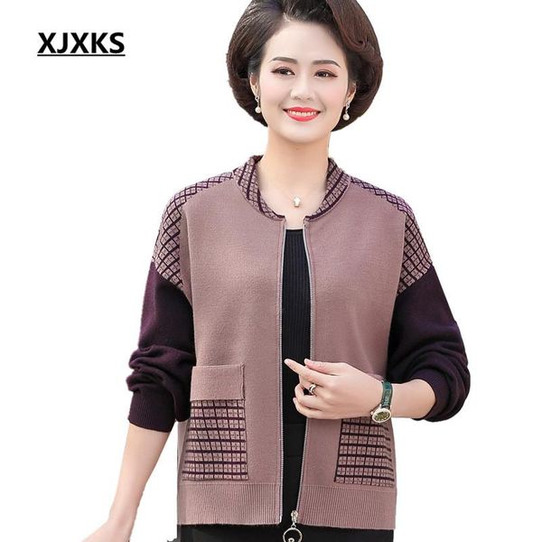 women's jackets xjxks fashion zipper women jacket 2021 spring loose plus size comfortable cashmere knitted cardigan coat, Black;brown
women's jackets xjxks fashion zipper women jacket 2021 spring loose plus size comfortable cashmere knitted cardigan coat, Black;brown