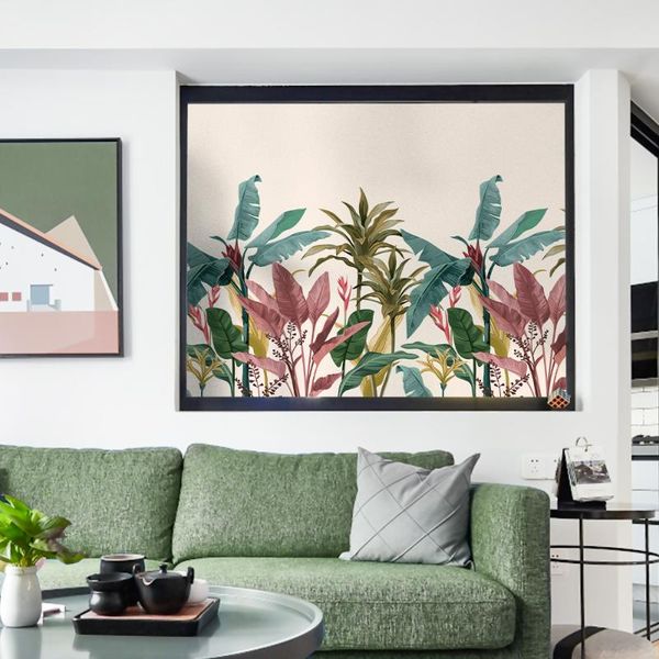 window stickers frosted film stained glass decorative tropical rainforest series no glue electrostatic adsorption modern home accessories
window stickers frosted film stained glass decorative tropical rainforest series no glue electrostatic adsorption modern home accessories