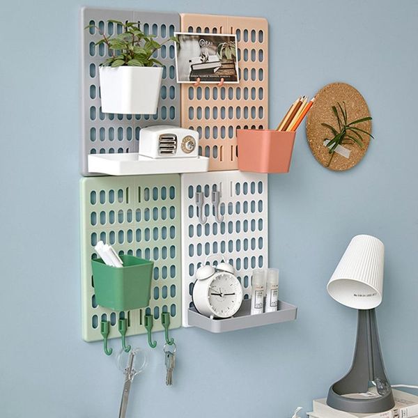 hooks & rails room decor hole board wall shelf self-adhesive storage rack desk organizer organization various home accessories
hooks & rails room decor hole board wall shelf self-adhesive storage rack desk organizer organization various home accessories