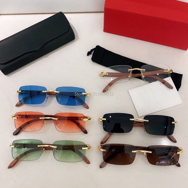 luxury designer glasses 2021 women men big face fashion lenses sunglasses brand design eyeglasses rimless frame gradient sunglass eyewear 3n, White;black
luxury designer glasses 2021 women men big face fashion lenses sunglasses brand design eyeglasses rimless frame gradient sunglass eyewear 3n, White;black