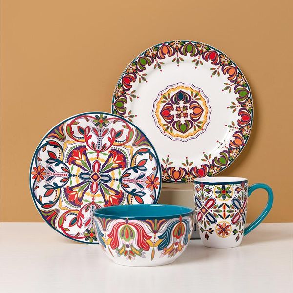 dishes & plates ceramic dish plate home american creative art western snack combination tableware.
dishes & plates ceramic dish plate home american creative art western snack combination tableware.