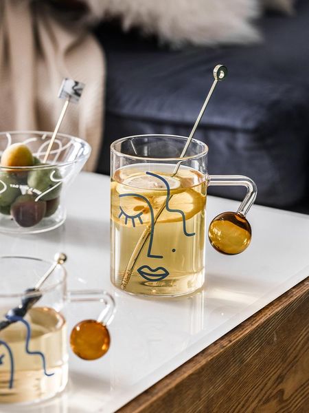 wine glasses ins glass water cup with handle muses milk coffee mug 360ml office large capacity diy beverage drinking utensil
wine glasses ins glass water cup with handle muses milk coffee mug 360ml office large capacity diy beverage drinking utensil
