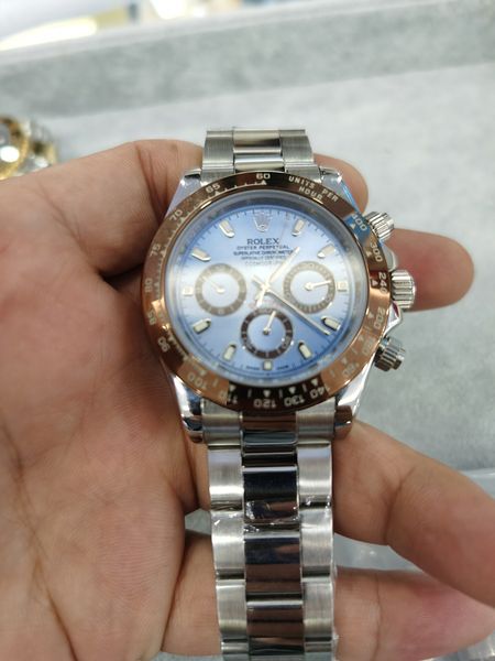 with original box mens automatic movement watch ceramic bezel sapphire glass tona series m116519 ice blue dial stainless steel male watches, Slivery;brown
with original box mens automatic movement watch ceramic bezel sapphire glass tona series m116519 ice blue dial stainless steel male watches, Slivery;brown