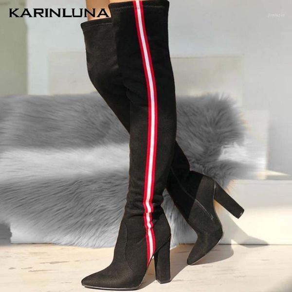 boots drop ladies plus size 34-43 shoes female ig mixed color thick heels thigh autumn winter flock1, Black
boots drop ladies plus size 34-43 shoes female ig mixed color thick heels thigh autumn winter flock1, Black