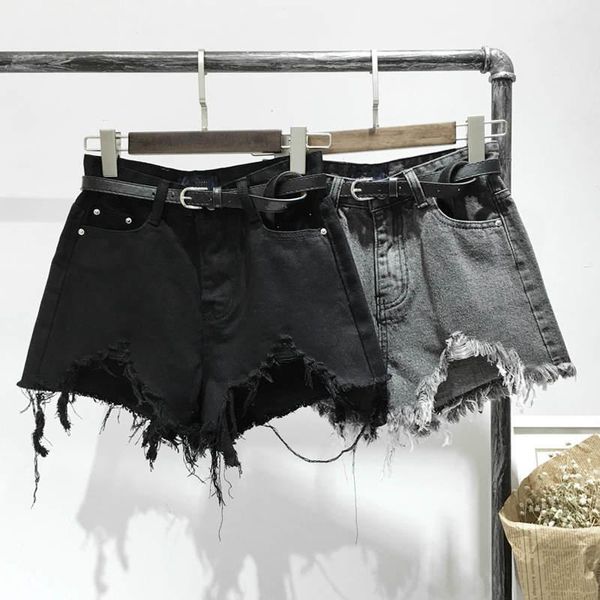 women's shorts 5xl plus size retro streetwear ripped denim women loose high waist summer casual jeans wide leg biker c7177, White;black
women's shorts 5xl plus size retro streetwear ripped denim women loose high waist summer casual jeans wide leg biker c7177, White;black