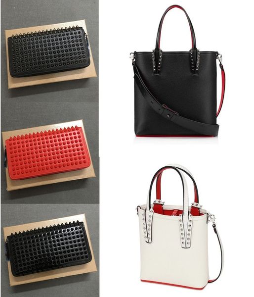 handbag+wallets fashion redbottoms men women shoulder bags genuine leather rivets spikes bow crossbody tote designer handbags shopping bag, Red;black
handbag+wallets fashion redbottoms men women shoulder bags genuine leather rivets spikes bow crossbody tote designer handbags shopping bag, Red;black