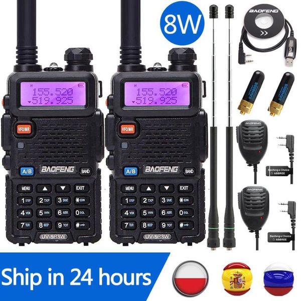baofeng uv-5r 8w/5w walkie talkiestation comunicador uv5r transceiver dual-band intercom handheld radio fm talkie
baofeng uv-5r 8w/5w walkie talkiestation comunicador uv5r transceiver dual-band intercom handheld radio fm talkie