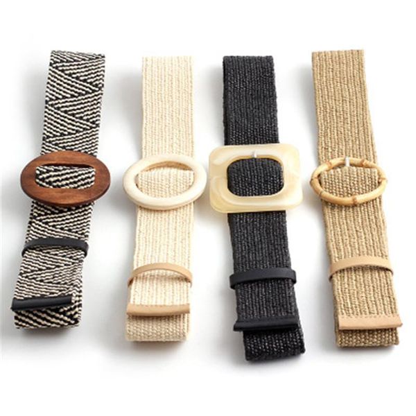 belts pp vintage braided waist belt summer solid female round wooden buckle fake straw wide elasticity women, Black;brown
belts pp vintage braided waist belt summer solid female round wooden buckle fake straw wide elasticity women, Black;brown