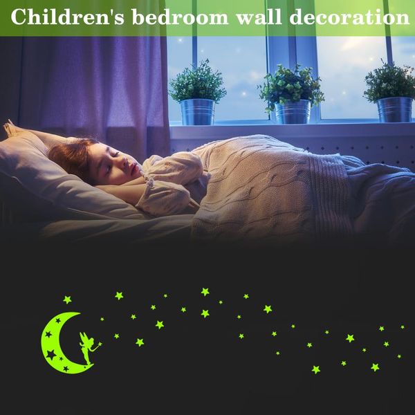 wall stickers fluorescent glow in the dark removable self-adhesive stars moon angel luminous decal for kids bedroom
wall stickers fluorescent glow in the dark removable self-adhesive stars moon angel luminous decal for kids bedroom
