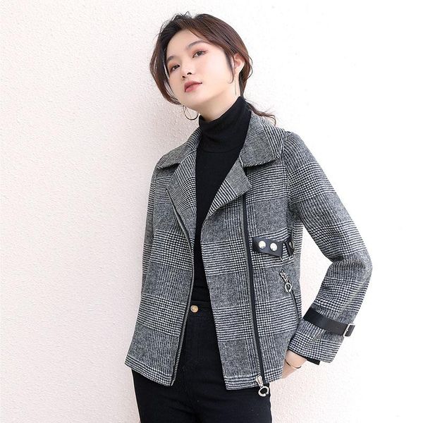 spring and autumn suit women korean style plaid loose fashion temperament jacket women's suits & blazers, White;black
spring and autumn suit women korean style plaid loose fashion temperament jacket women's suits & blazers, White;black