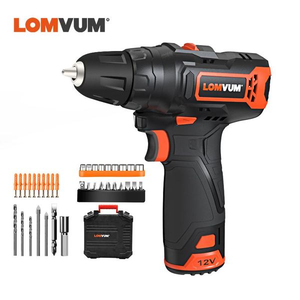 professiona electric drills lomvum drill 12v cordless 2 speed drilling screwdriving home diy power tools 2.0ah battery eu plug carry box inc
professiona electric drills lomvum drill 12v cordless 2 speed drilling screwdriving home diy power tools 2.0ah battery eu plug carry box inc