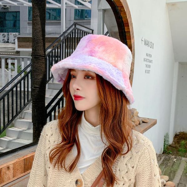 wide brim hats woman girl tie dye plush winter bucket hat rainbow color warm fisherman cute sweety fashion dating school panama cap, Blue;gray
wide brim hats woman girl tie dye plush winter bucket hat rainbow color warm fisherman cute sweety fashion dating school panama cap, Blue;gray