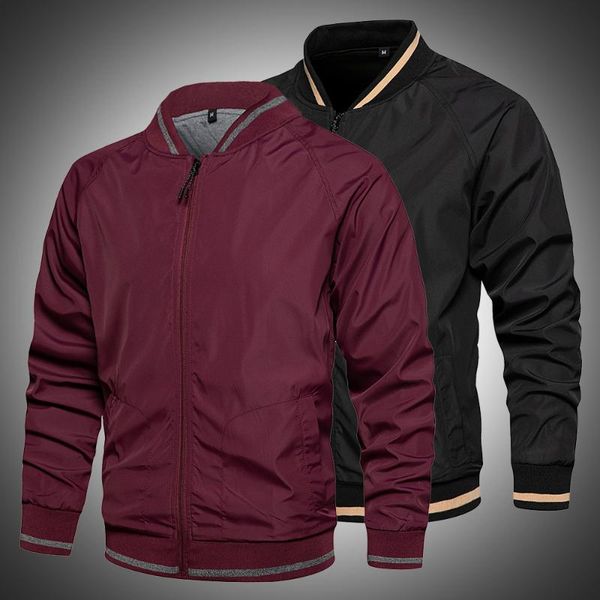 men's jackets casual men bomber jacket spring autumn outerwear zipper coat 2021 windbreaker breathable thin male outfits, Black;brown
men's jackets casual men bomber jacket spring autumn outerwear zipper coat 2021 windbreaker breathable thin male outfits, Black;brown