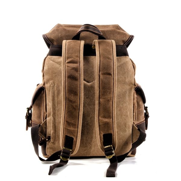1Waterproof Waxed Canvas s Leisure Travel Schools Laptop Backpacks Men Fingerprints Shoulder Bookbags, Dark grey
1Waterproof Waxed Canvas s Leisure Travel Schools Laptop Backpacks Men Fingerprints Shoulder Bookbags, Dark grey
