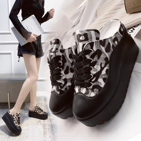 slippers leopard creepers muffin cross-tied round toe fashion platform shoes woman wedges mules brand designer slides femme 2021, Black
slippers leopard creepers muffin cross-tied round toe fashion platform shoes woman wedges mules brand designer slides femme 2021, Black