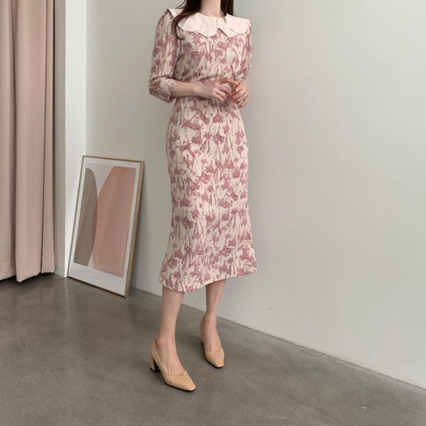 casual dresses 2021 spring floral vintage dress women long sleeve korean style female slim high waist elegant midi party vestidos pnze, Black;gray
casual dresses 2021 spring floral vintage dress women long sleeve korean style female slim high waist elegant midi party vestidos pnze, Black;gray
