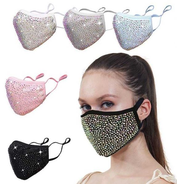 dhl fashion dustproof mask bling diamond protective masks pm2.5 mouth washable reusable women colorful rhinestones face mask dae391
dhl fashion dustproof mask bling diamond protective masks pm2.5 mouth washable reusable women colorful rhinestones face mask dae391