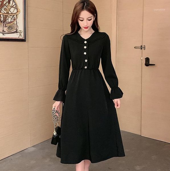 casual dresses korean fashion clothing woman party vintage plus big size women's clothes 2021 spring black red dress female a6062, Black;gray
casual dresses korean fashion clothing woman party vintage plus big size women's clothes 2021 spring black red dress female a6062, Black;gray