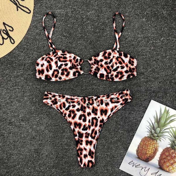 women's swimwear brazilian leopard bikini set mujer bathers high cut swimsuit female low waist thong print beach wear, White;black
women's swimwear brazilian leopard bikini set mujer bathers high cut swimsuit female low waist thong print beach wear, White;black
