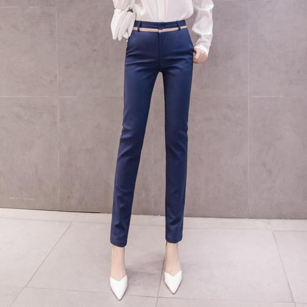 women's pants & capris 2021 female trousers summer autumn women fashion elegant high waist pencil s490, Black;white
women's pants & capris 2021 female trousers summer autumn women fashion elegant high waist pencil s490, Black;white
