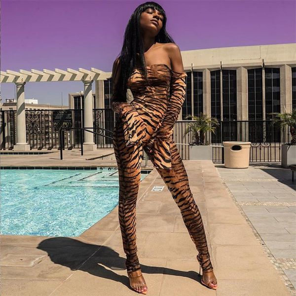 women's jumpsuits & rompers fashion womens leopard print long sleeve off shoulder jumpsuit romper bodysuit playsuits, Black;white
women's jumpsuits & rompers fashion womens leopard print long sleeve off shoulder jumpsuit romper bodysuit playsuits, Black;white