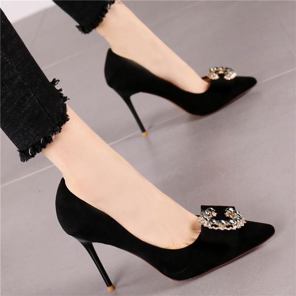 dress shoes fashion rhinestone women's spring pointed bow stiletto heels shallow mouth temperament single women, Black
dress shoes fashion rhinestone women's spring pointed bow stiletto heels shallow mouth temperament single women, Black