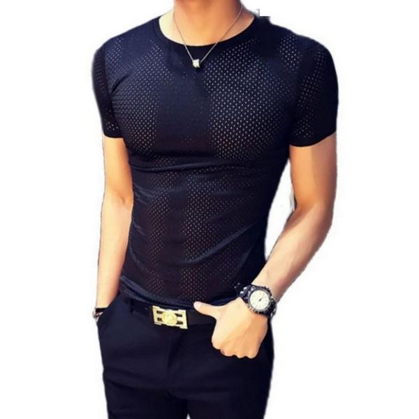 men's t-shirts summer men short sleeve t shirt fitness slim fit t-shirt mesh ice silk fast drying sports strips male gym clothing 5xl, White;black
men's t-shirts summer men short sleeve t shirt fitness slim fit t-shirt mesh ice silk fast drying sports strips male gym clothing 5xl, White;black