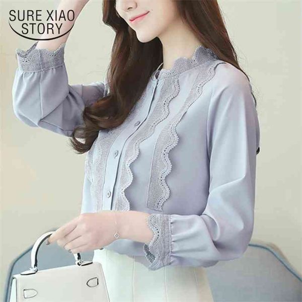 autumn casual solid long sleeve shirt women fashion woman blouses chiffon blouse blusa feminine 1205 40 210506, White
autumn casual solid long sleeve shirt women fashion woman blouses chiffon blouse blusa feminine 1205 40 210506, White
