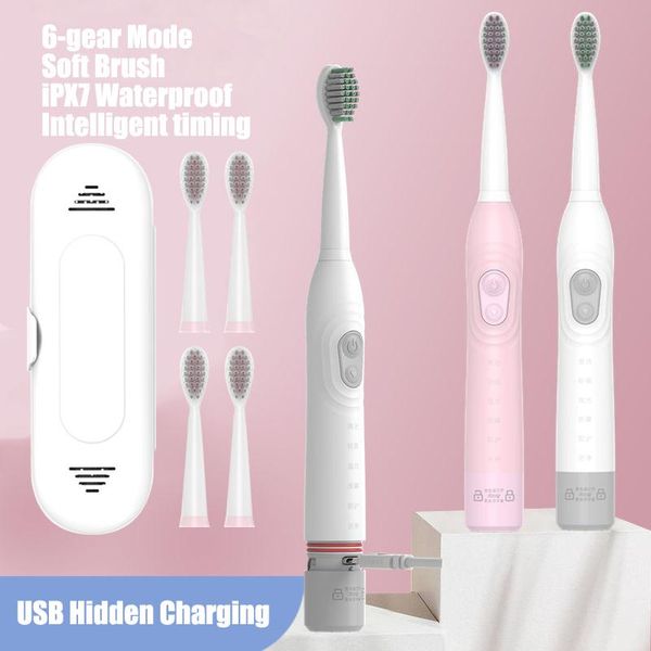 electric tooth brush usb charging 5 gear mode massage whitening sonic toothbrushes rechargeable waterproof toothbrush case smart
electric tooth brush usb charging 5 gear mode massage whitening sonic toothbrushes rechargeable waterproof toothbrush case smart