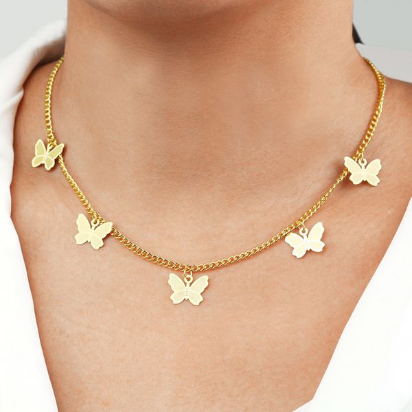 bohemian butterfly pendant necklace for cute women gold silver clavicle chain choker 2020 fashion jewelry accessories
bohemian butterfly pendant necklace for cute women gold silver clavicle chain choker 2020 fashion jewelry accessories