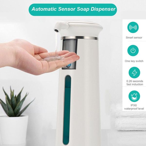 liquid soap dispenser 350ml fully automatic infrared sensor dispenser, smart dripping multifunctional waterproof ipx6
liquid soap dispenser 350ml fully automatic infrared sensor dispenser, smart dripping multifunctional waterproof ipx6