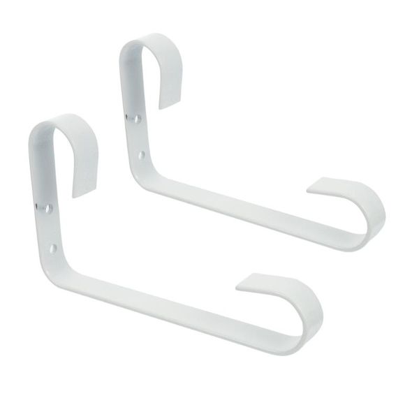 hooks & rails 2pcs hanging plant bracket simple iron rack flowerpot hook garden decor
hooks & rails 2pcs hanging plant bracket simple iron rack flowerpot hook garden decor