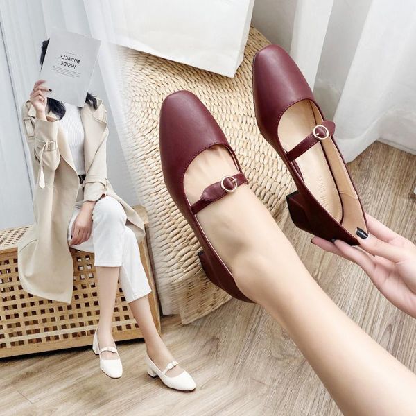 dress shoes vintage thick heels mary janes woman square toe ankle band pumps ladies med-high ol single tacones mujer, Black
dress shoes vintage thick heels mary janes woman square toe ankle band pumps ladies med-high ol single tacones mujer, Black