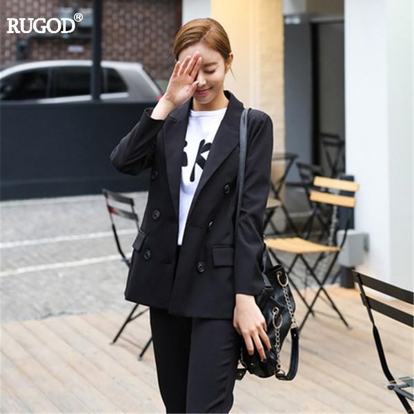 spring blazer suit women casual blue double breasted jacket and pants office lady business trouser women's two piece, White
spring blazer suit women casual blue double breasted jacket and pants office lady business trouser women's two piece, White