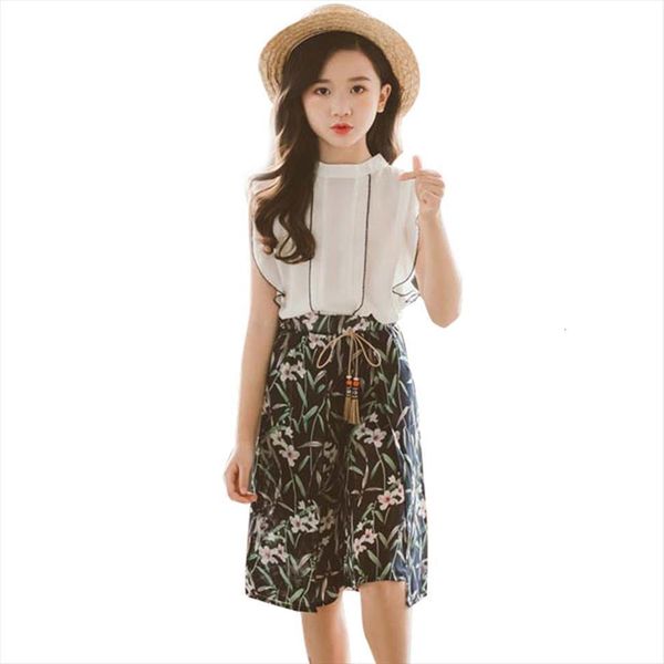 girls clothes set solid vest floral skirt 2pcs summer teenage children clothing 6 8 10 13 14 year, White
girls clothes set solid vest floral skirt 2pcs summer teenage children clothing 6 8 10 13 14 year, White