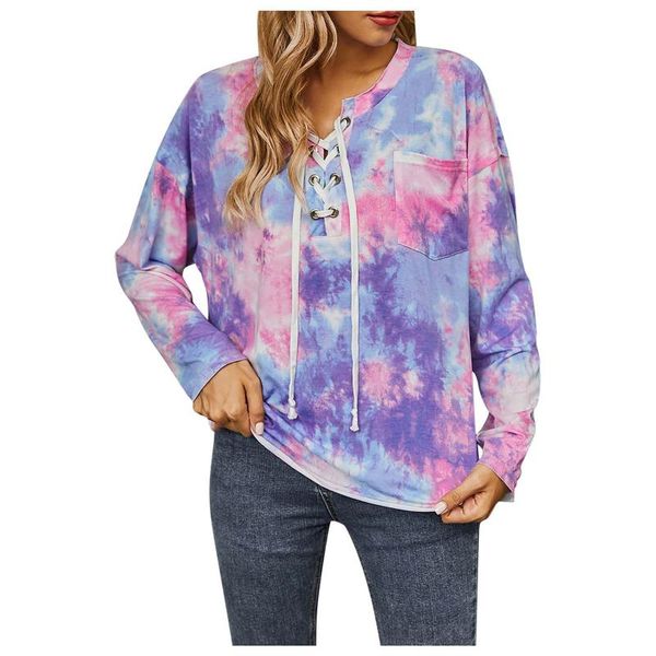 women's hoodies & sweatshirts ostrich womens fashion casual long sleeves v-neck tie-dyed shirt blouse streetwear female sudade, Black
women's hoodies & sweatshirts ostrich womens fashion casual long sleeves v-neck tie-dyed shirt blouse streetwear female sudade, Black