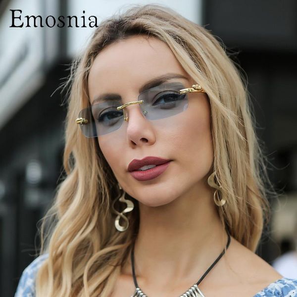 sunglasses emosnia retro rimless rectangle women punk leopard decoration blue ocean lens eyewear men sun glasses shades uv400, White;black
sunglasses emosnia retro rimless rectangle women punk leopard decoration blue ocean lens eyewear men sun glasses shades uv400, White;black