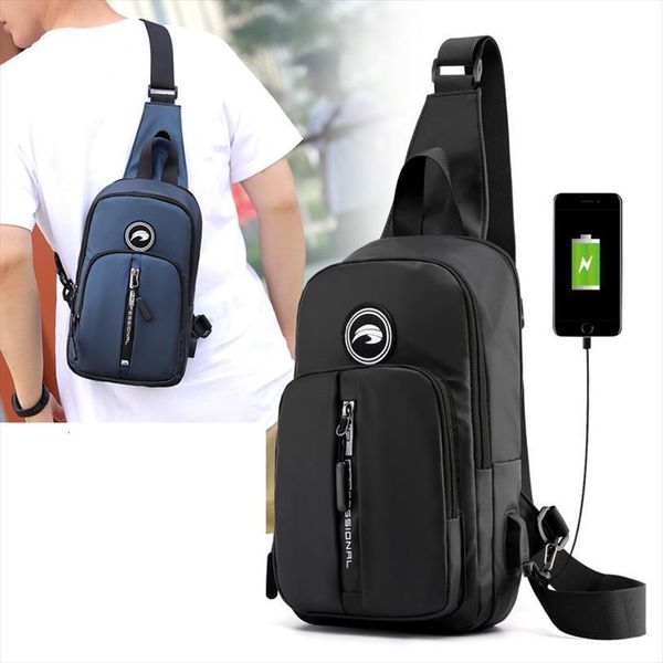 men nylon sling knapsack travel rucksack messenger chest bags usb charging fashion male cross body bag one shoulder backpack
men nylon sling knapsack travel rucksack messenger chest bags usb charging fashion male cross body bag one shoulder backpack