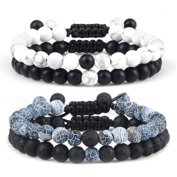 beaded, strands classial lava spacer beaded 2pcs/set bracelets&bangles for men/women natural stone bracelet adjustable jewelry yoga puls, Black
beaded, strands classial lava spacer beaded 2pcs/set bracelets&bangles for men/women natural stone bracelet adjustable jewelry yoga puls, Black