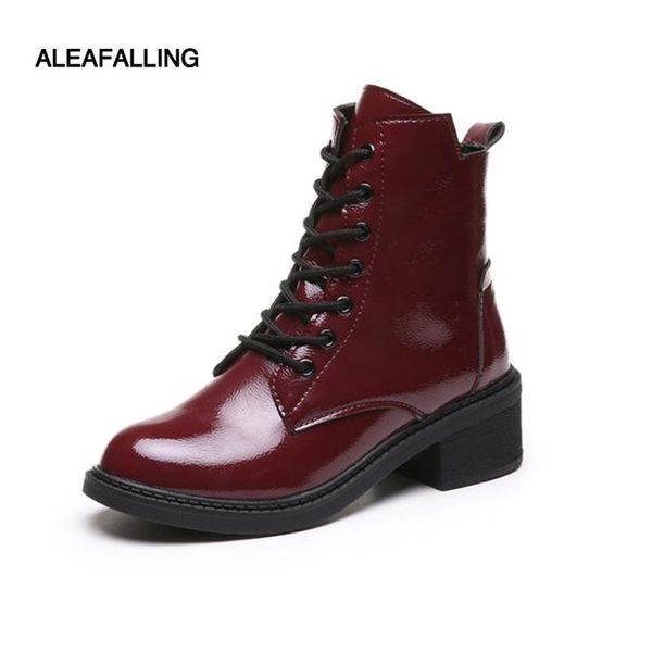 boots aleafalling classcial outdoor women shinny leather shoes lace up relax girl's winter snow warm street fashion ankle, Black
boots aleafalling classcial outdoor women shinny leather shoes lace up relax girl's winter snow warm street fashion ankle, Black