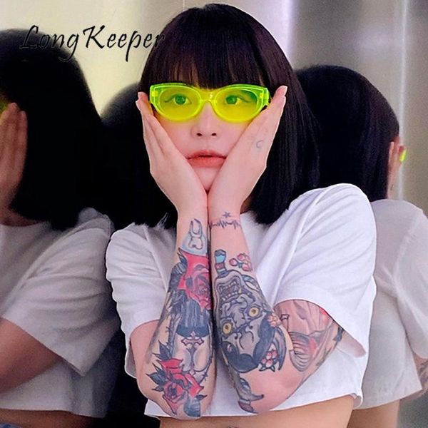 longkeeper cat eye sunglasses women designer vintage sun glasses for female male eyeglasses punk women's accessorie, White;black
longkeeper cat eye sunglasses women designer vintage sun glasses for female male eyeglasses punk women's accessorie, White;black