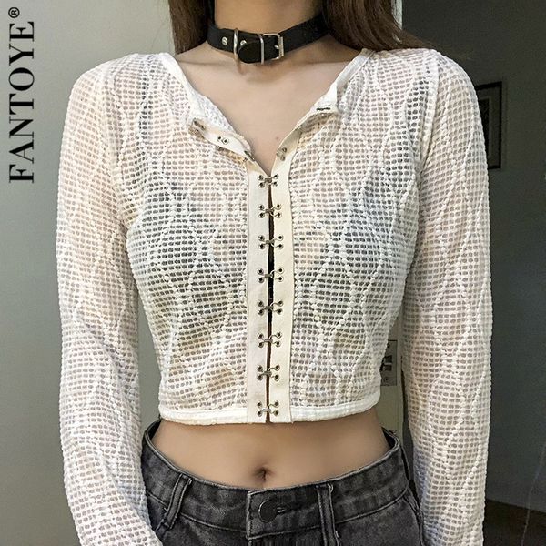 women's t-shirt women see-through cardigan t-shirt long sleeve cut out bandage skinny crop white o-neck fitness clothing 2021 kyrg
women's t-shirt women see-through cardigan t-shirt long sleeve cut out bandage skinny crop white o-neck fitness clothing 2021 kyrg
