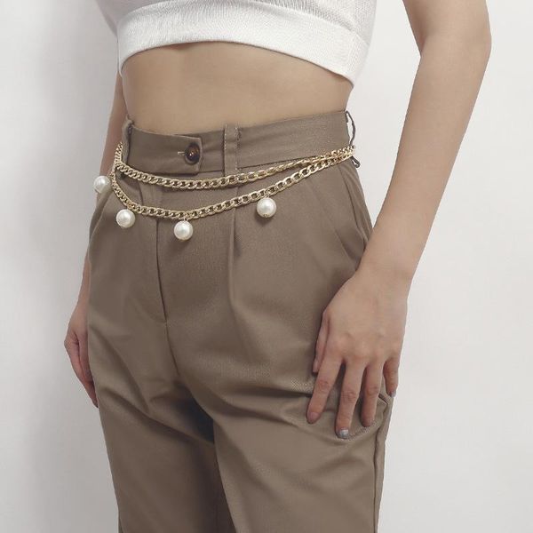 belts retro women multilayer waist chain pearl pendant metal belt designer lady dress skirt decoration body jewelry, Black;brown
belts retro women multilayer waist chain pearl pendant metal belt designer lady dress skirt decoration body jewelry, Black;brown