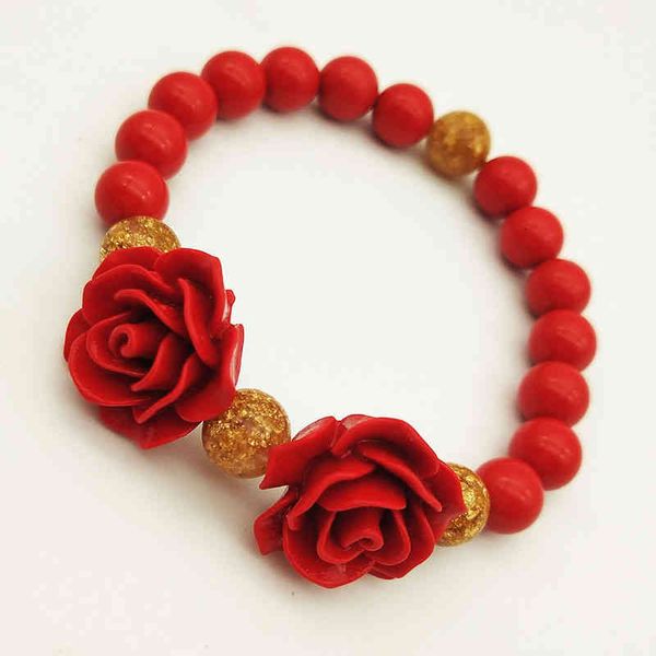 chinese style products cinnabar bracelet, rose female ethnic decoration, temple fair in scenic spot
chinese style products cinnabar bracelet, rose female ethnic decoration, temple fair in scenic spot