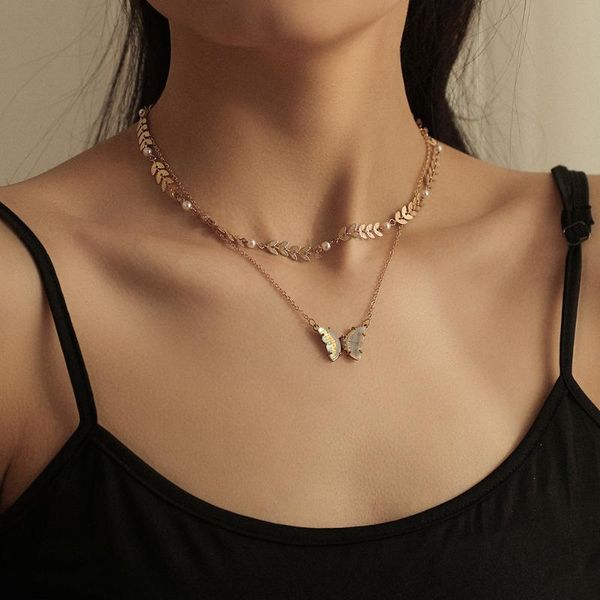pendant necklaces 2021 arrivals female collarbone chain individualcharacter double layer butterfly chocker necklace, Silver
pendant necklaces 2021 arrivals female collarbone chain individualcharacter double layer butterfly chocker necklace, Silver