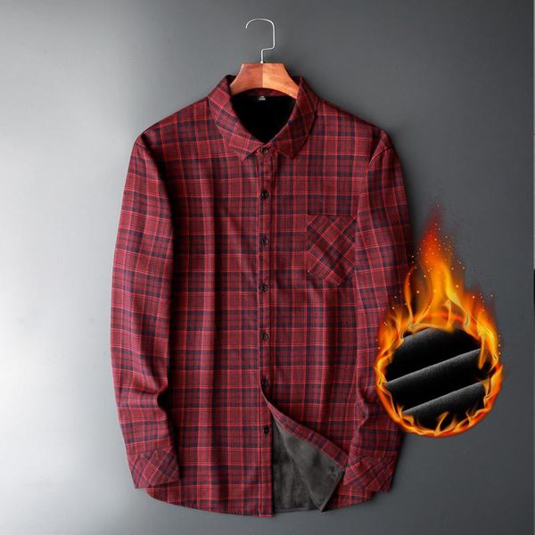 men's casual shirts large size 7xl 8xl warm thick plaid shirt regular style plus velvet 2021 winter, White;black
men's casual shirts large size 7xl 8xl warm thick plaid shirt regular style plus velvet 2021 winter, White;black