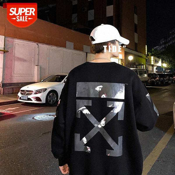 men's harbor style night view oil painting round neck sweater couple sports student casual jacket #co9v, Black
men's harbor style night view oil painting round neck sweater couple sports student casual jacket #co9v, Black