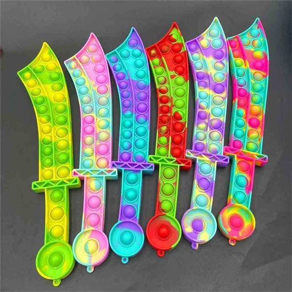 rainbow tie dye push poppers bubbles decompression toy silicone fidget 2021 christmas children's knife sword shape board game gifts toy
rainbow tie dye push poppers bubbles decompression toy silicone fidget 2021 christmas children's knife sword shape board game gifts toy